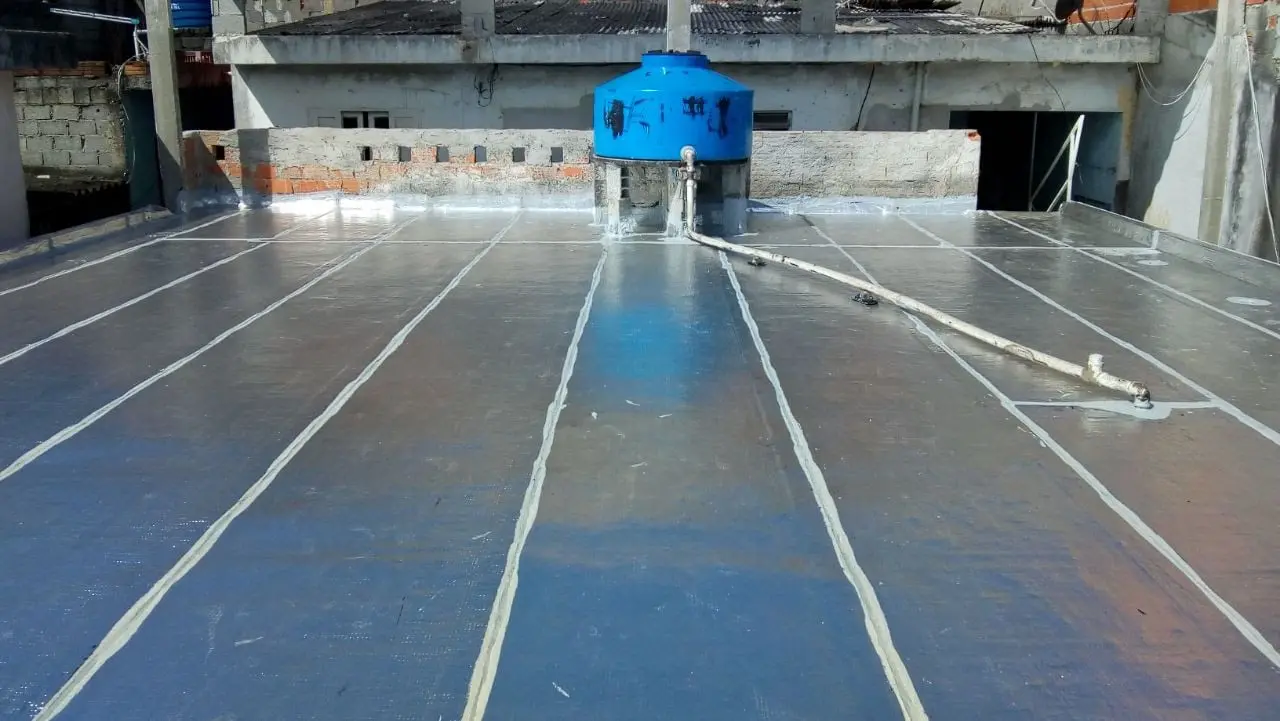 Impermeabilização de Lajes com Manta Asfáltica Aluminizada